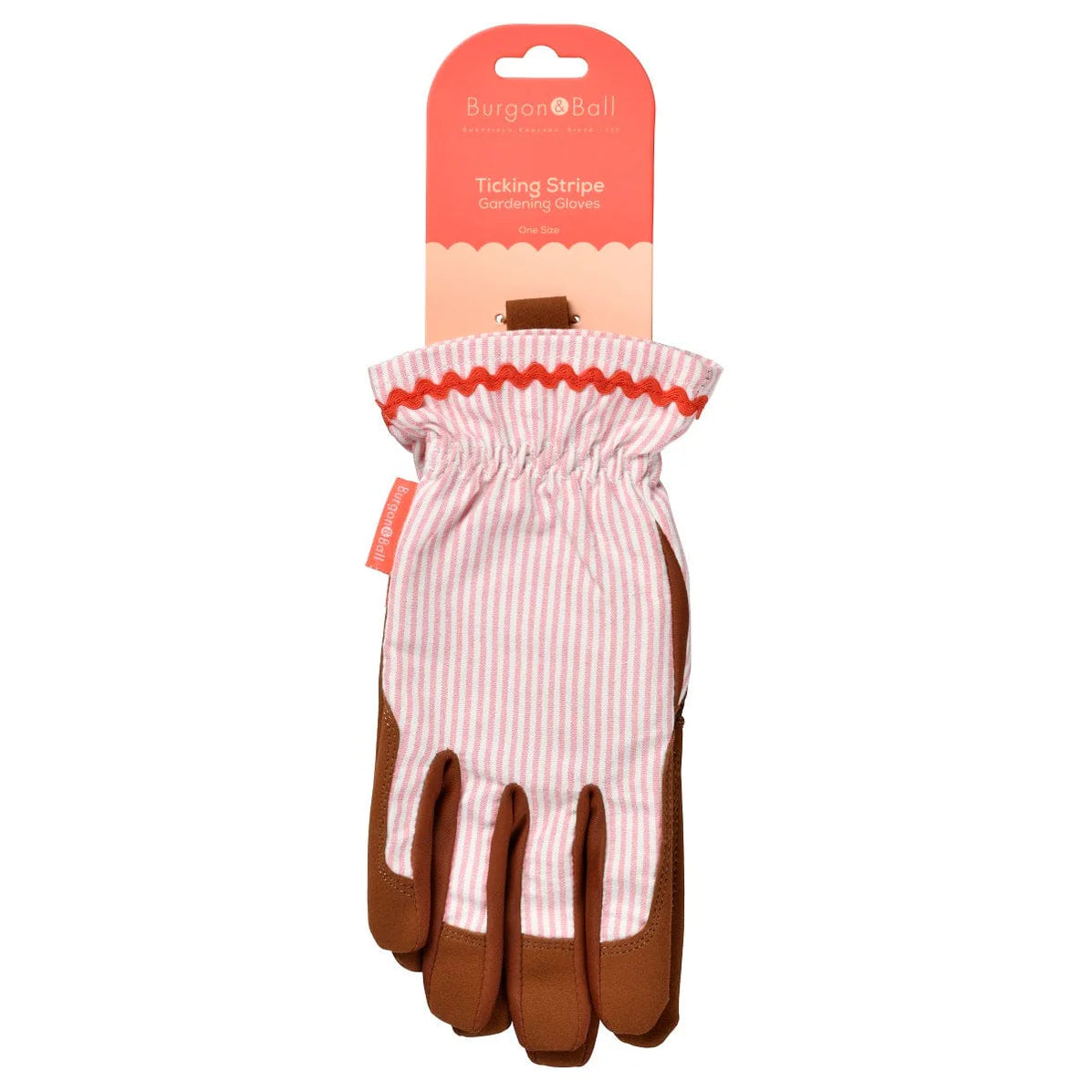 Gardening Gloves - Blush Stripe