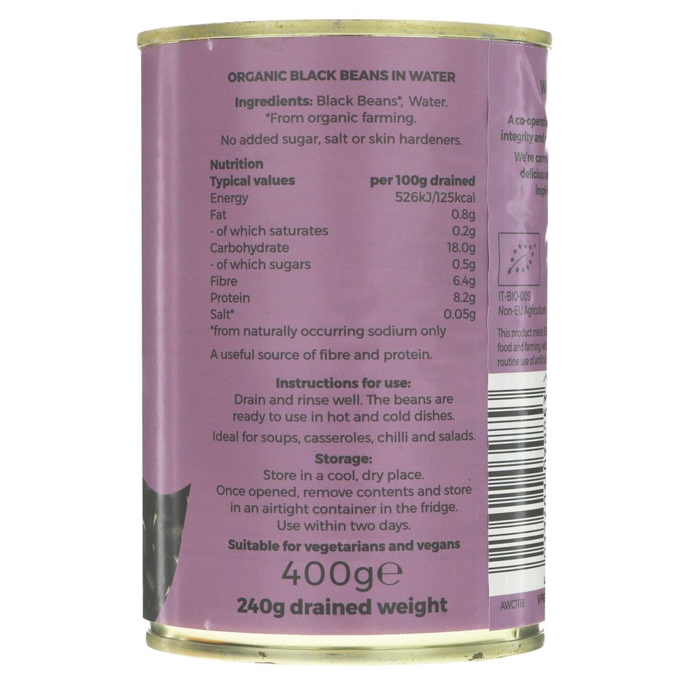 Suma Organic Black Beans - 400g