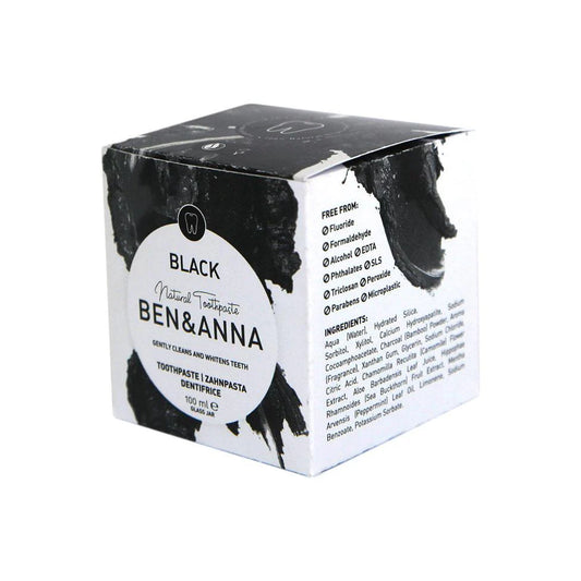 Ben & Anna Activated Charcoal Toothpaste Black 100g | Dental Care | SW Coast Refills