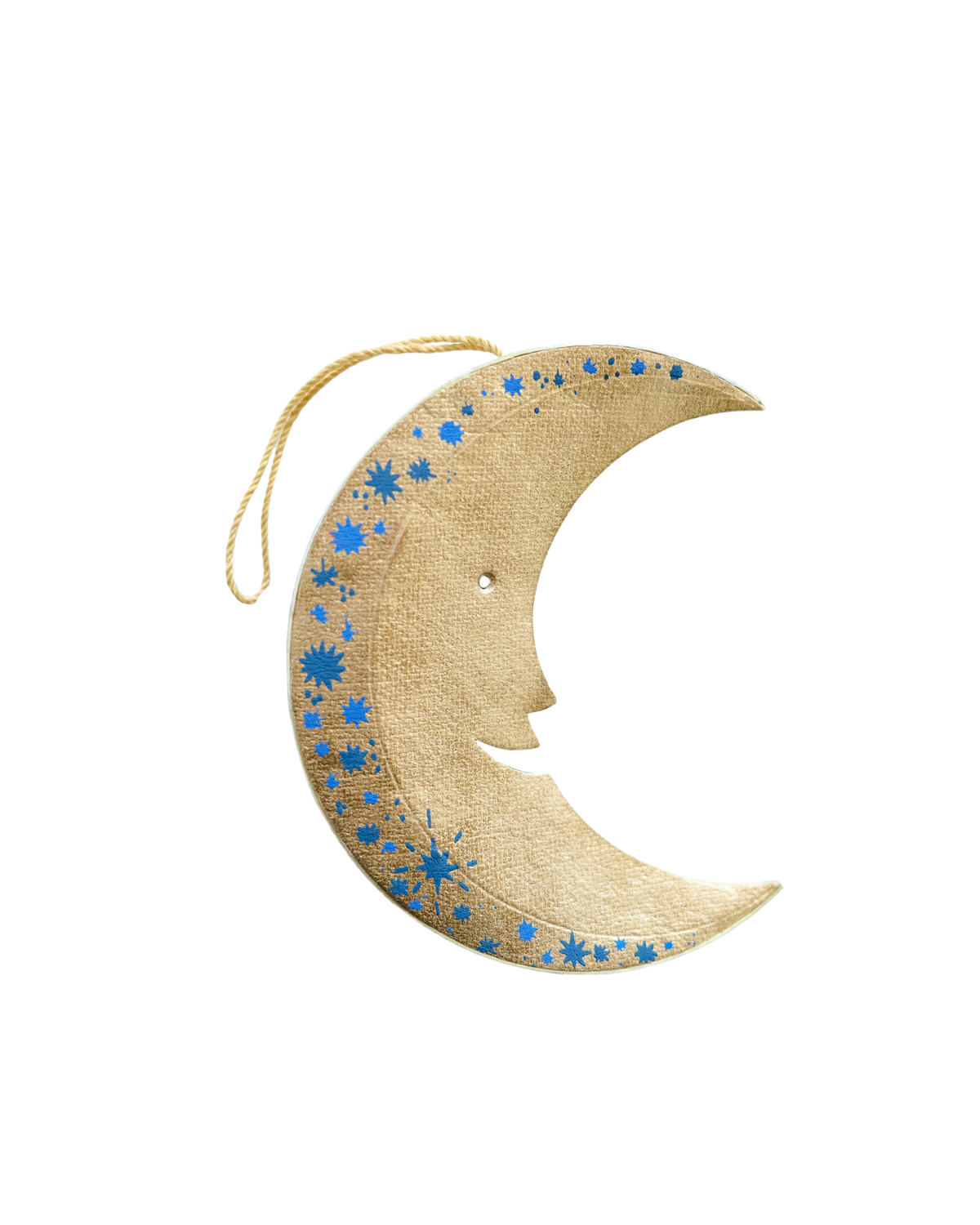 Shimmering Man on the Moon Board Decoration