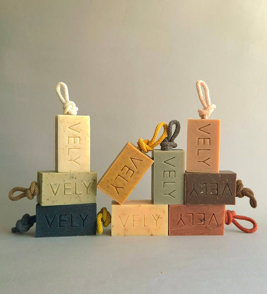 Early Morning Natural Handmade Soap On A Rope