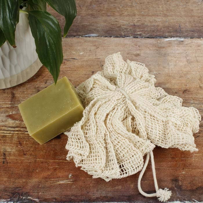 Organic Cotton Bath Scrub Exfoliating Body Puff