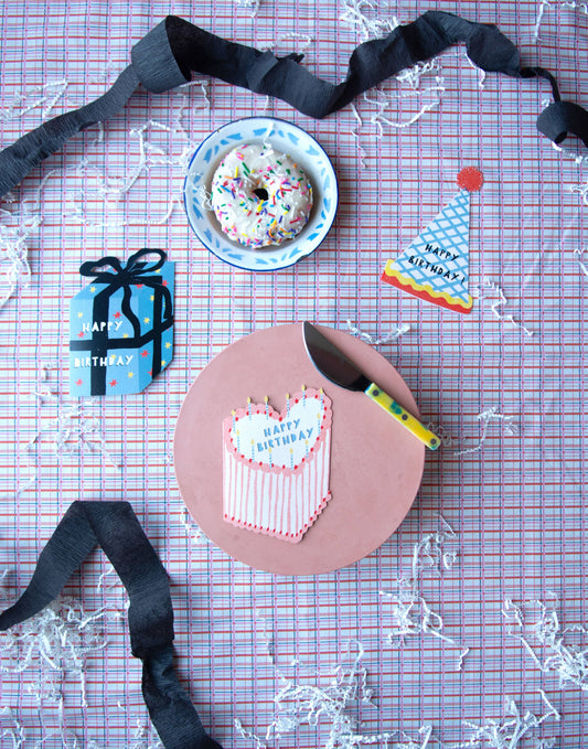 Birthday Hat Cut Out Card