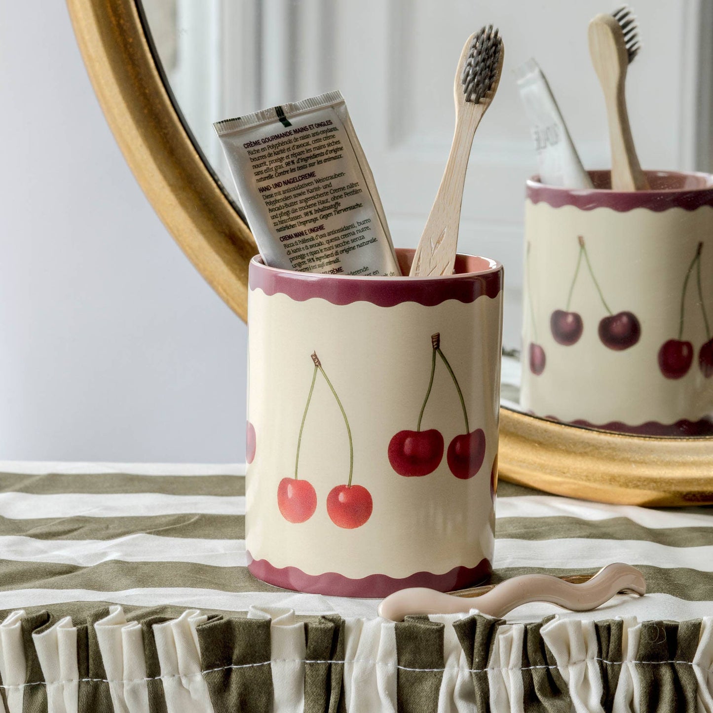 Ceramic Everything Pot - Cherries