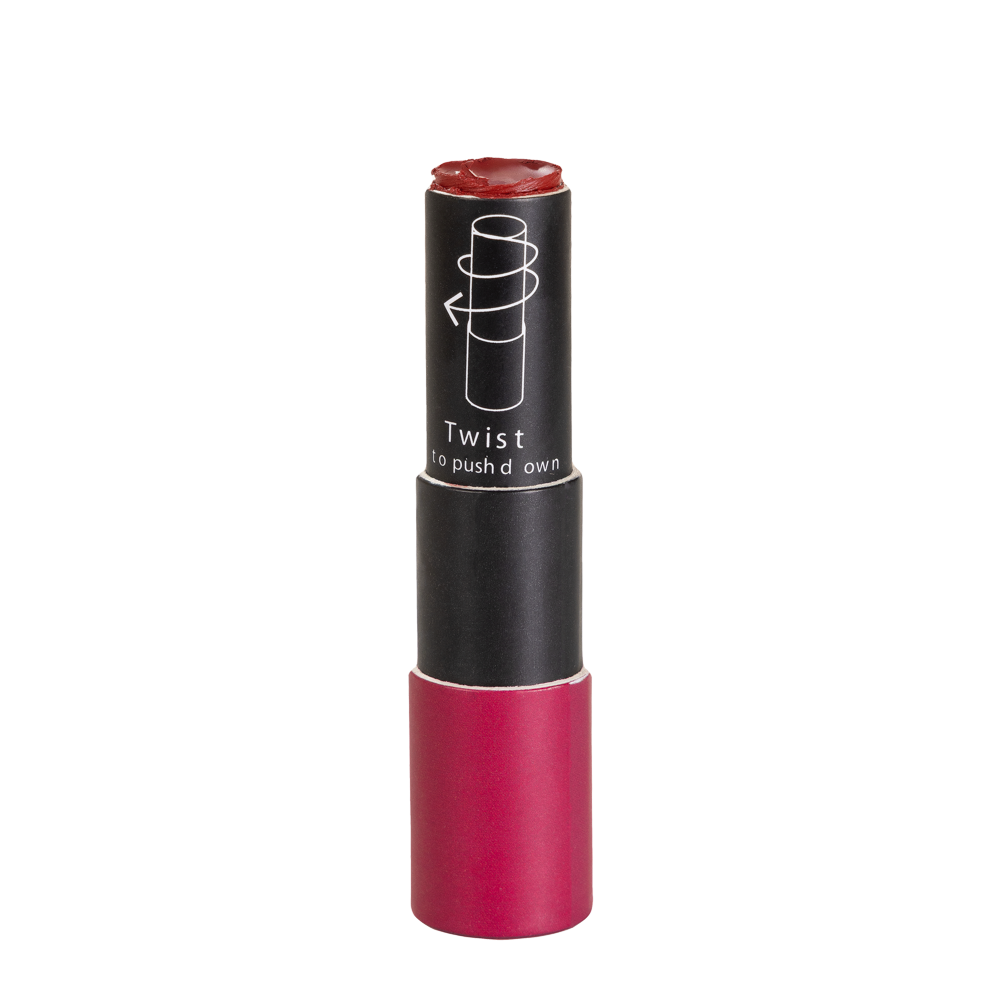 Plastic Free Matte Lipstick in Paper Tube - Sienna 01