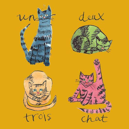 'Un, Deux, Trois, Chat' Card