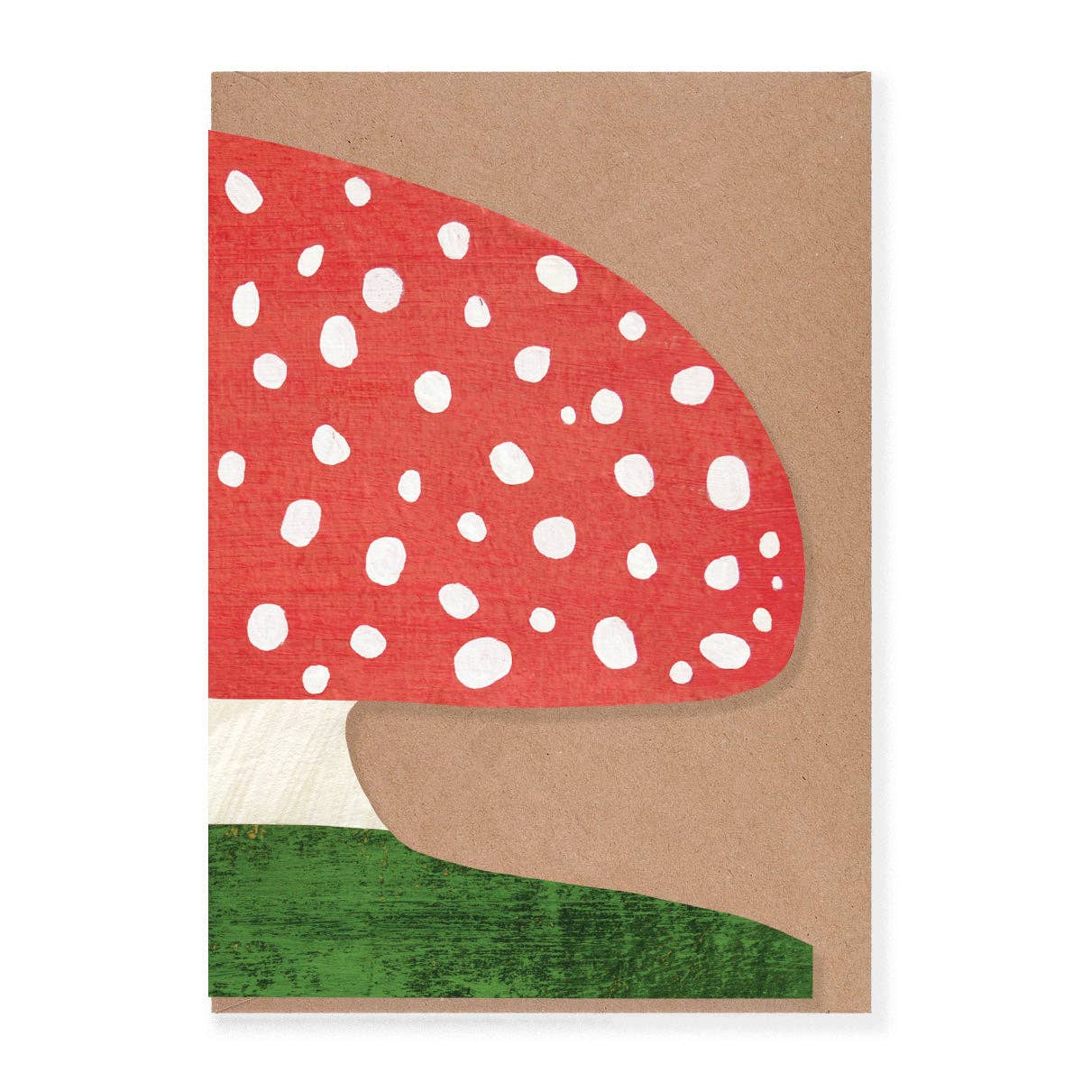 Red Mushroom Greeting Card