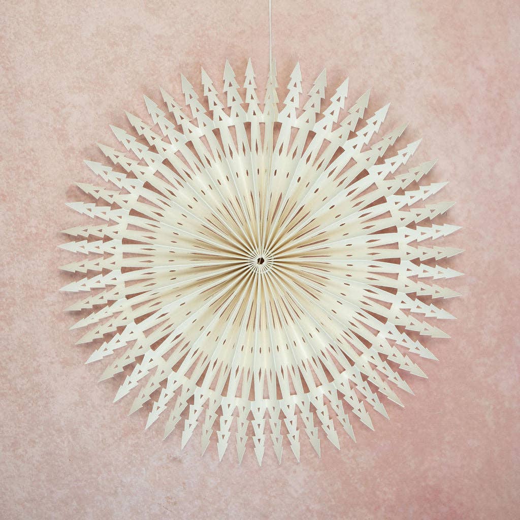 Tuscana Paper Snowflake Decoration - 30cm