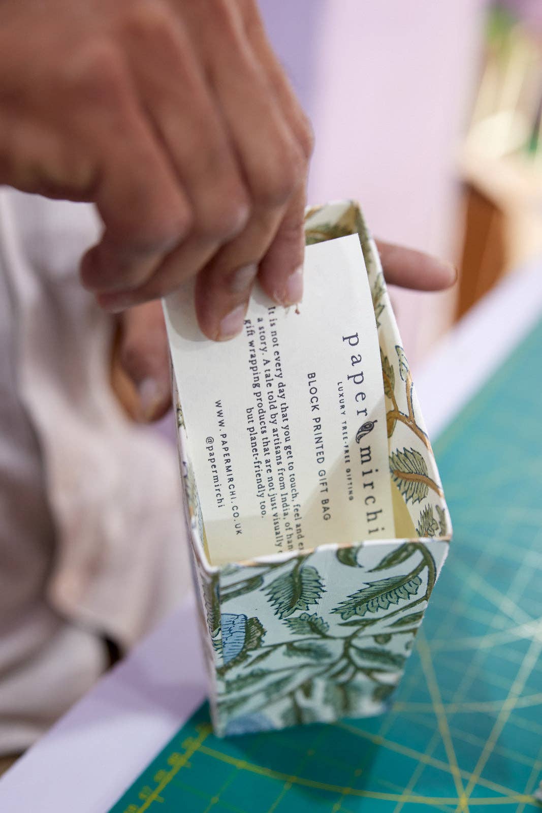 Small Block Printed Gift Bags