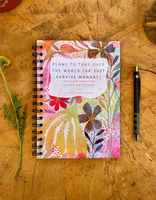 Plans to Take Over The World Pocket Lined Journal