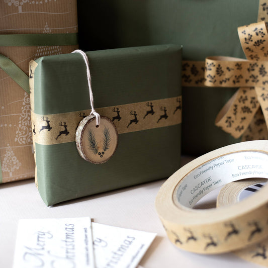 SW Coast Christmas Paper Tape - Reindeer