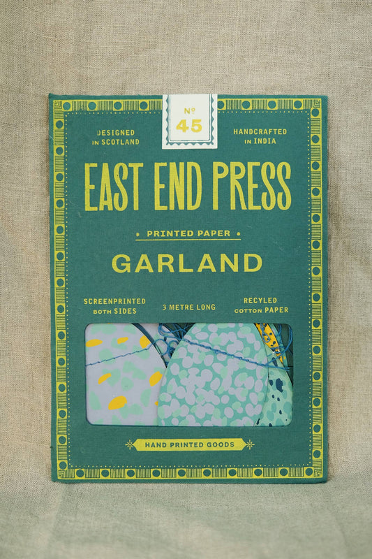 Large Blue Bird Eggs Easter Garland