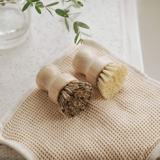 Firm Coconut Fibre Wooden Pot Brush