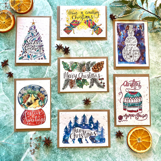 Christmas Jumper Season Plantable Christmas Card