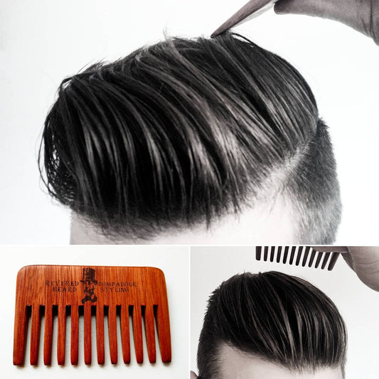 Men’s Pompadour Wide Toothed Styling Hair Comb