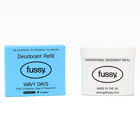 Fussy Natural Deodorant Refill - Wavy Days | Shop the Fussy Deodorant range at southwestcoast.co.uk