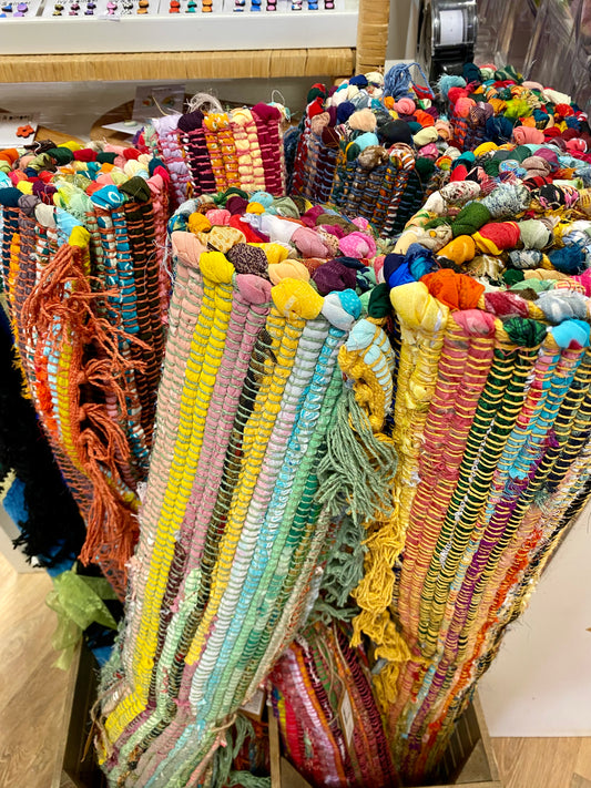 Recycled Cotton Indian Rag Rug - 75cm x 120cm