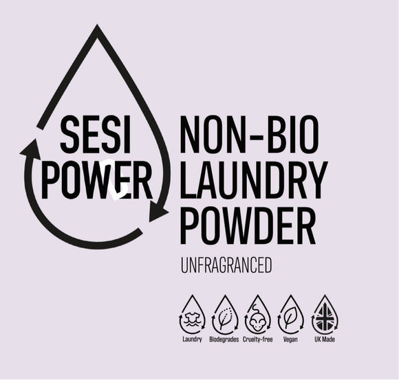 Non-Bio Laundry Powder Unfragranced SESI - SW Coast Refills 