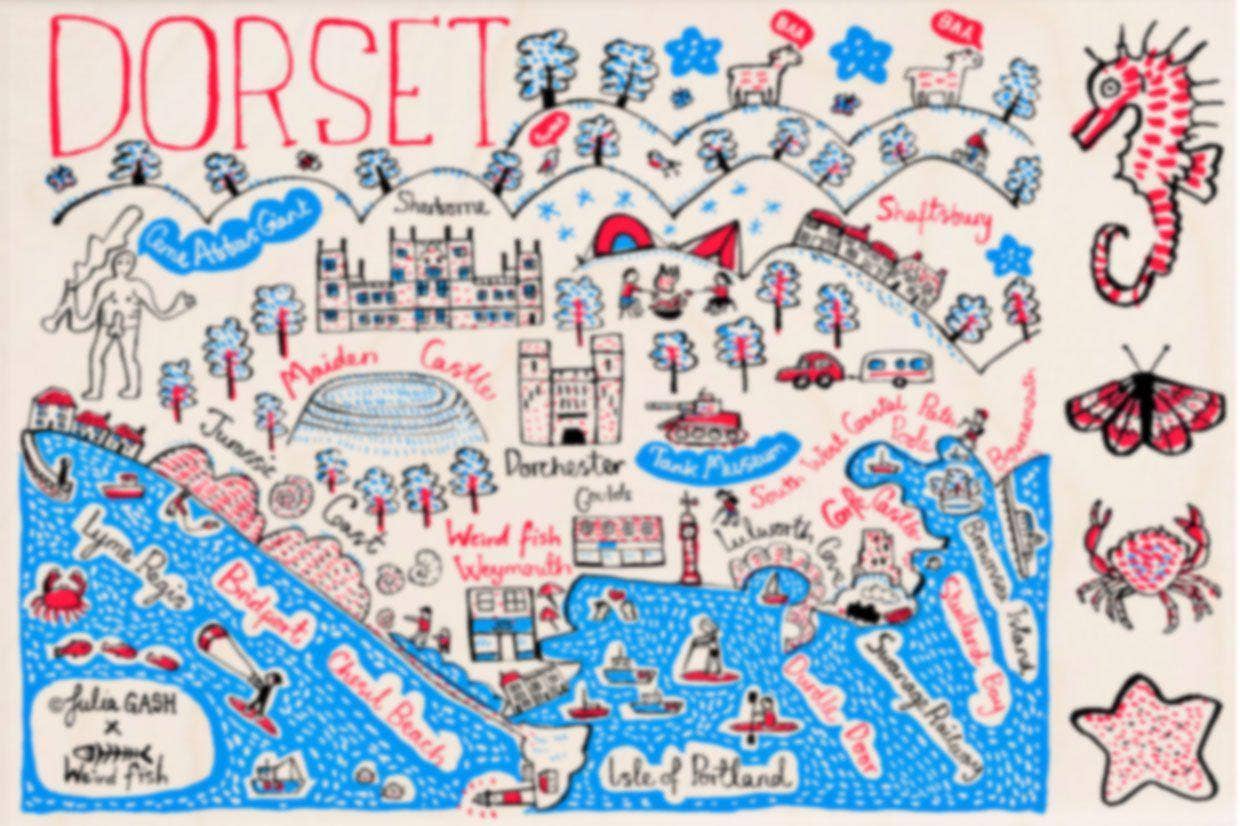 ‘Dorset’ Sustainable Wooden Postcard