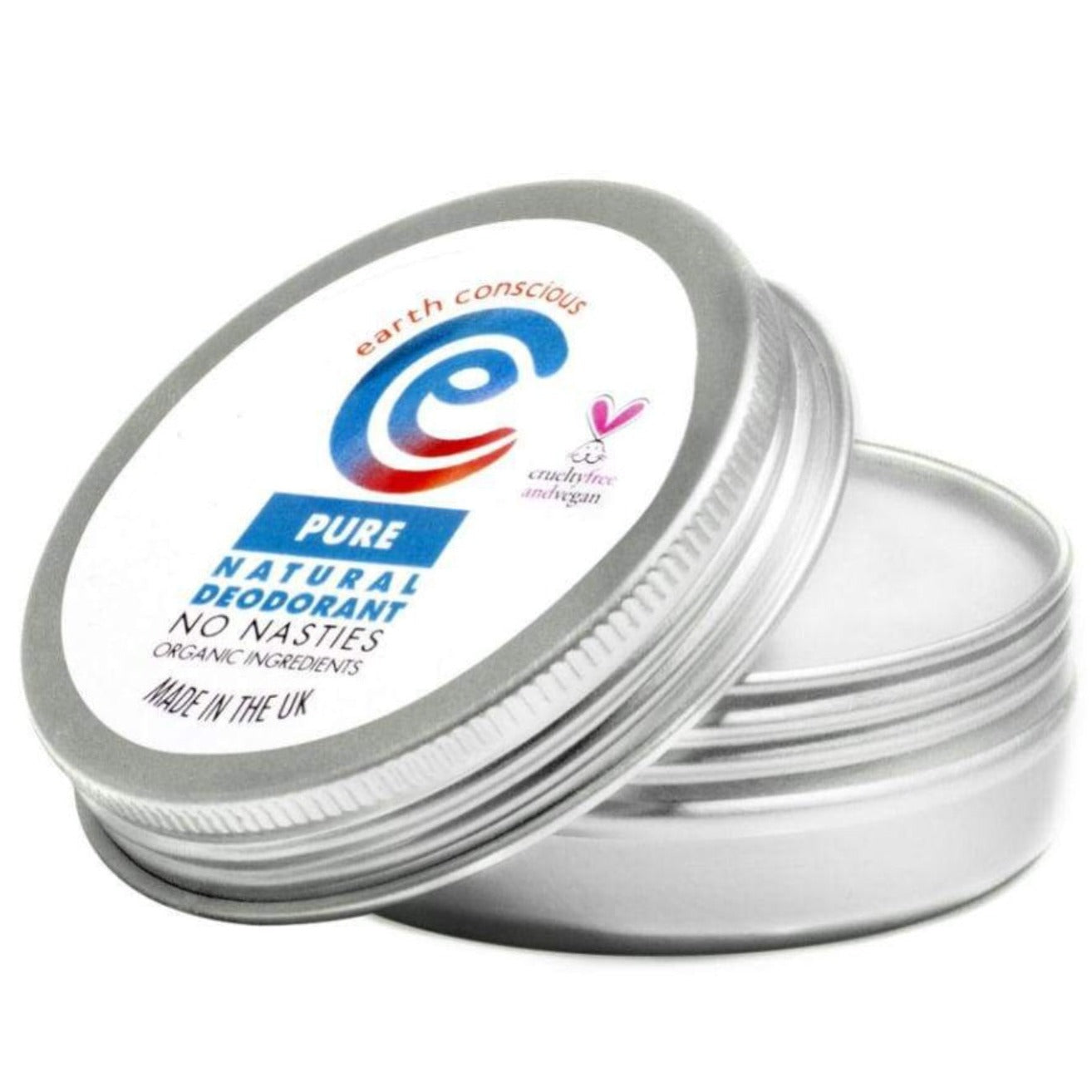 Pure Unscented Earth Conscious Deodorant Tin - SW Coast Refills