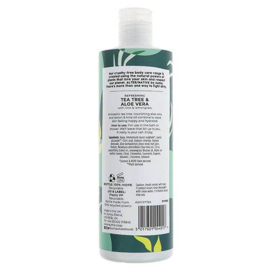 Body Wash Tea Tree & Aloe Vera - SW Coast Refills
