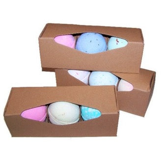 Gift Boxed Trio of Bath Bombs - SW Coast Refills
