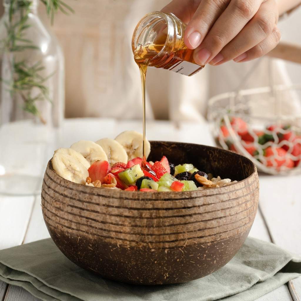 Coconut Bowls - Eco-friendly wooden coconut bowl & spoon
