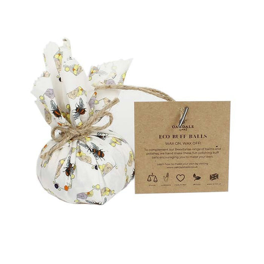 Sustainable Buff Ball for Furniture Rewaxing and Polishing