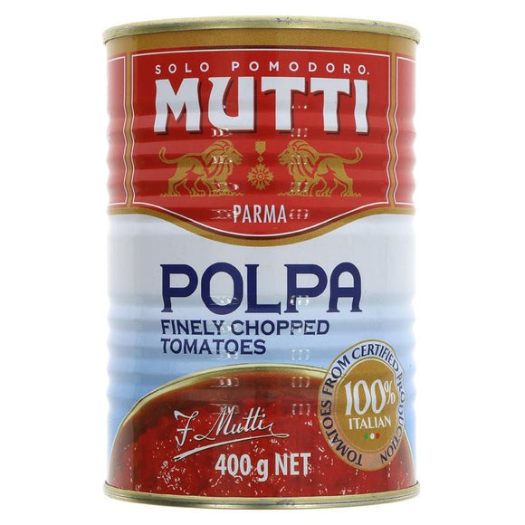 Mutti Polpa Finely Chopped Tomatoes  - 400g | SW Coast Refills