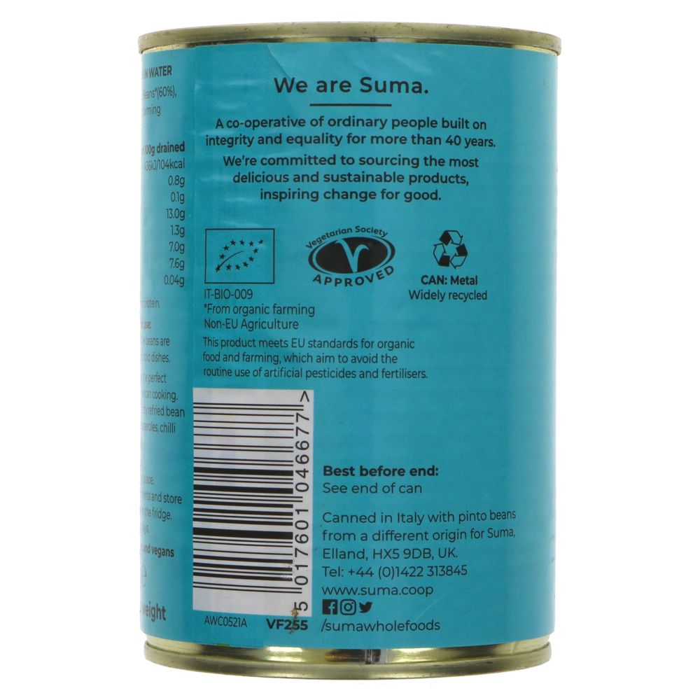 Suma Organic Pinto Beans - 400g