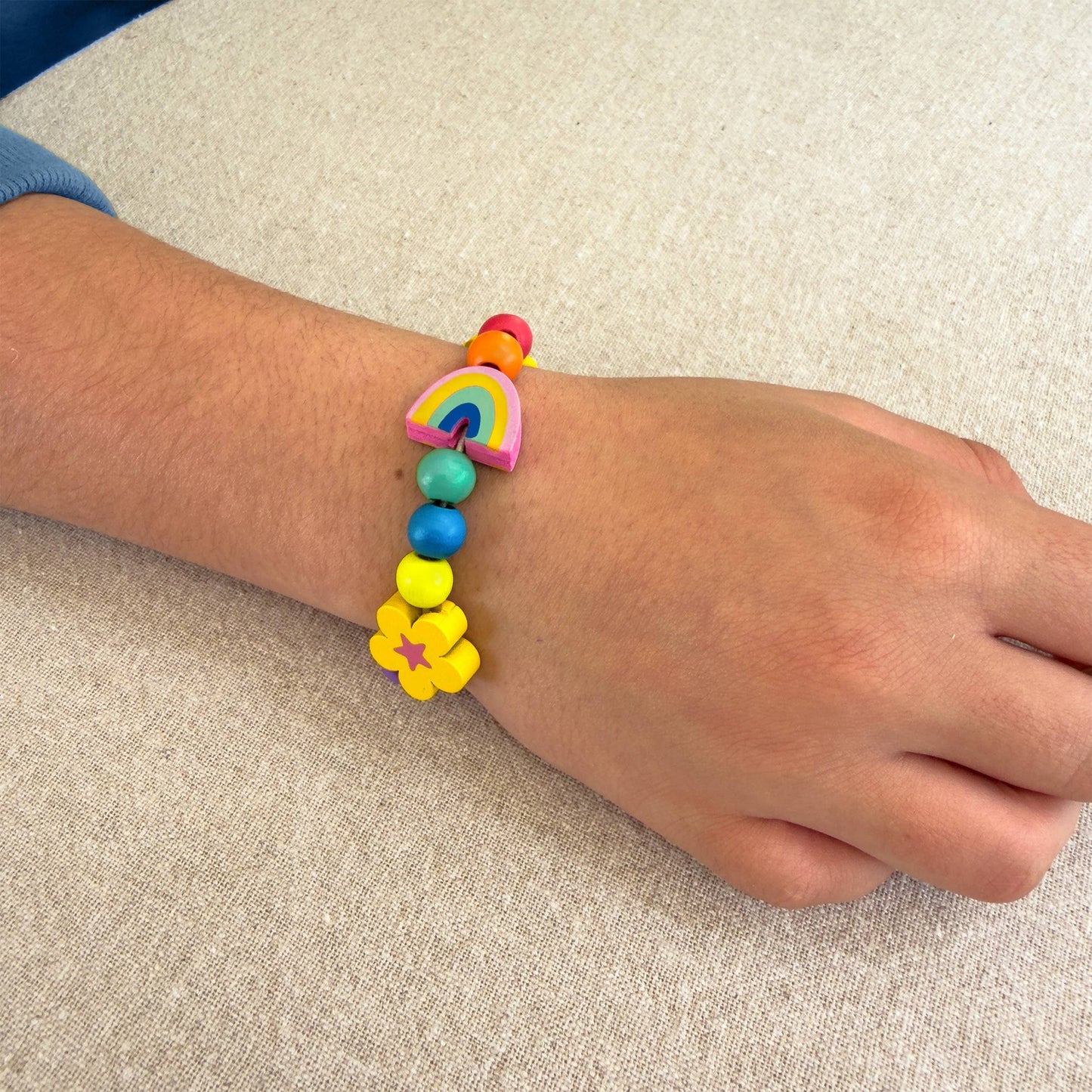 Cotton Twist Rainbow Bloom Bracelet Making Kit