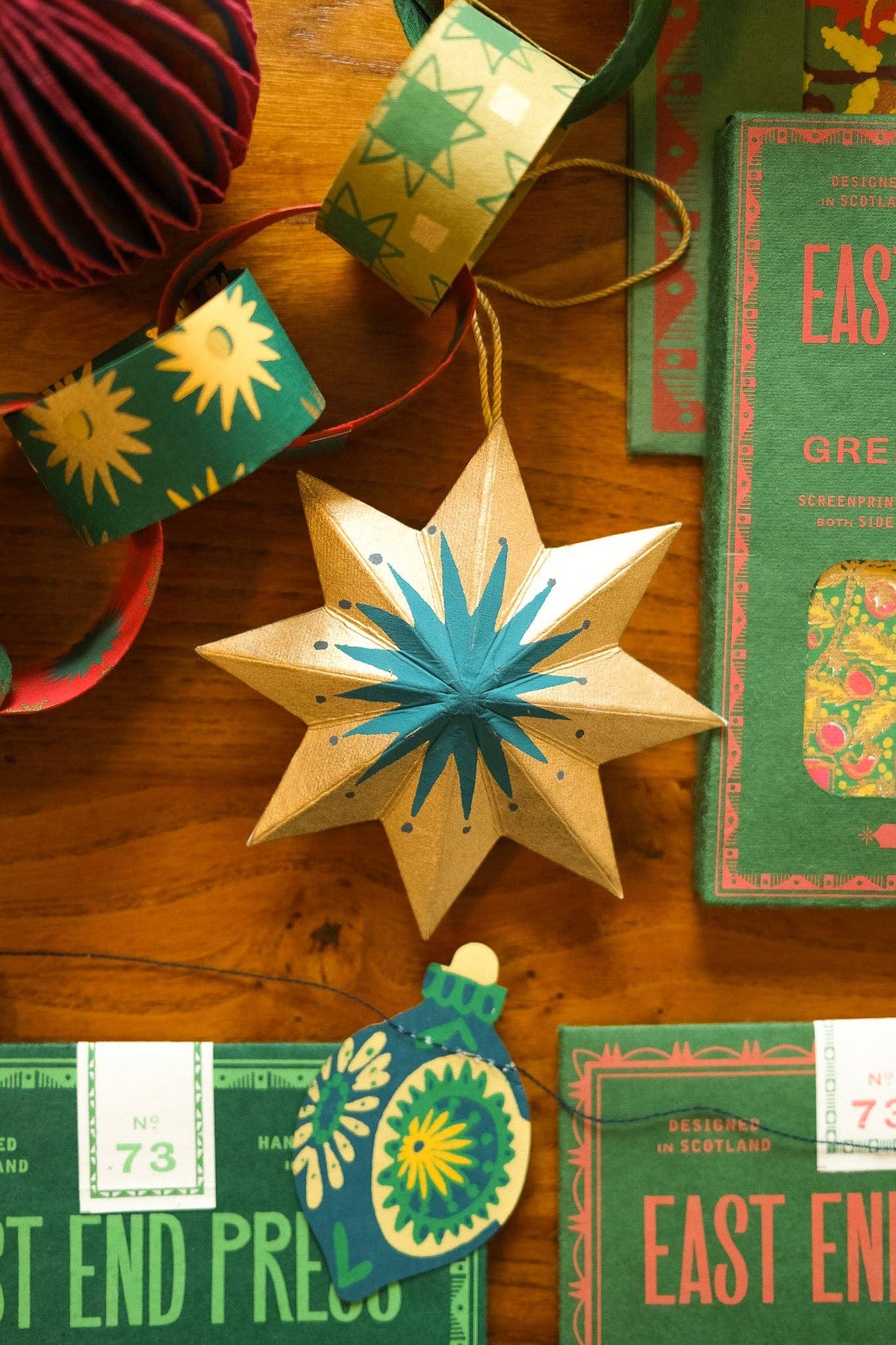 Golden Star Board Decoration