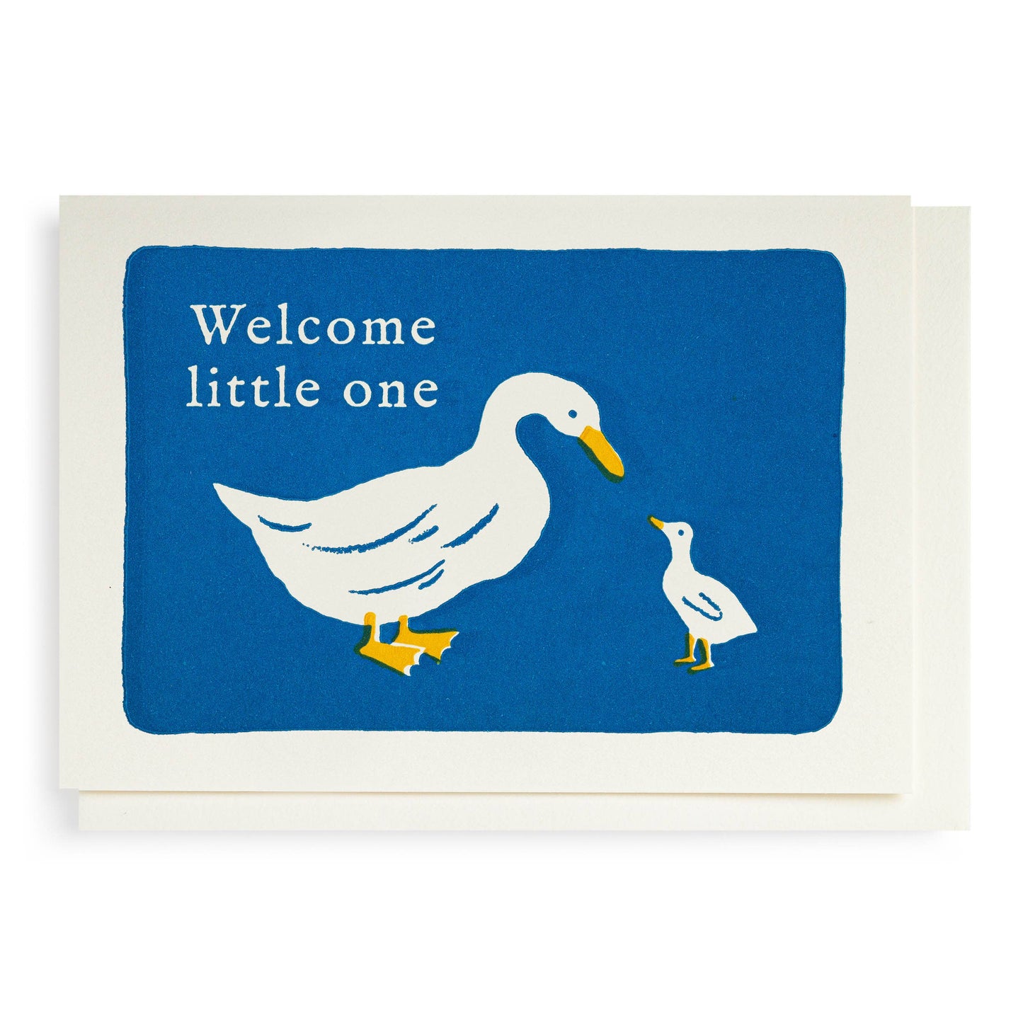 Welcome Little One Letterpress Notecard