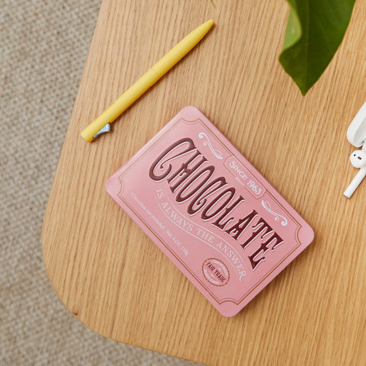 ‘Chocolate Is Always the Answer’ Tin Enclosed Notebook
