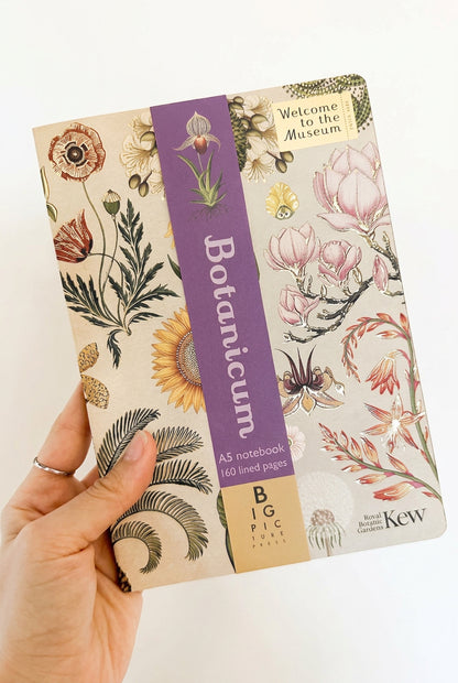 Botanicum A5 Lined Notebook: Welcome to the Museum