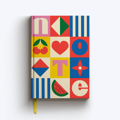 ‘Note’ Lined Notebook by Bureau Alice