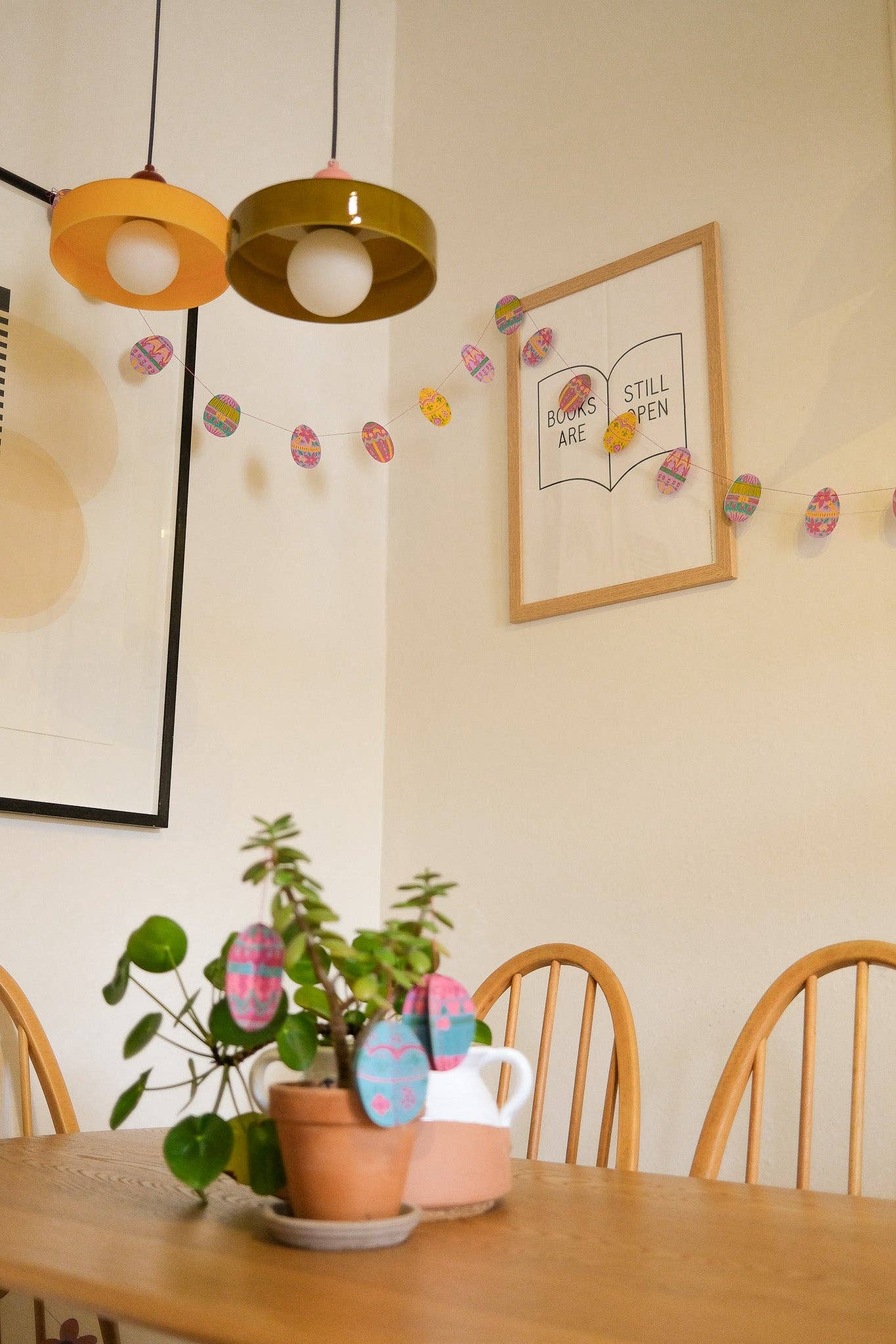 Easter Egg Sewn Garland