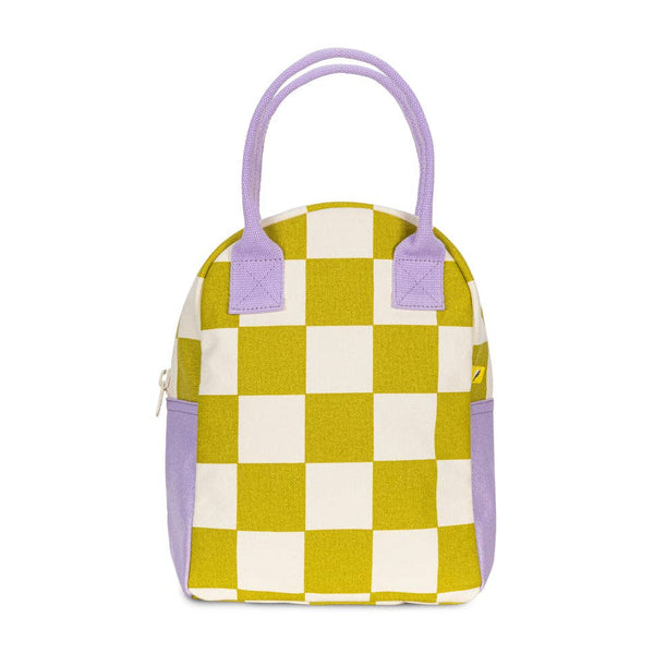 Fluf Zipper Lunch Checks Pear