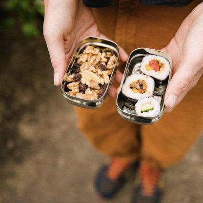 Elephant Box Stainless Steel Mini Snack Pod Pair