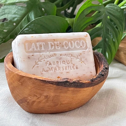 Large Natural Olive Wood Soap Dish