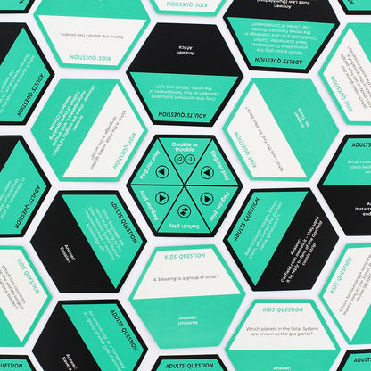 Hexagon Kids Vs Adults - Fun For All Trivia Game