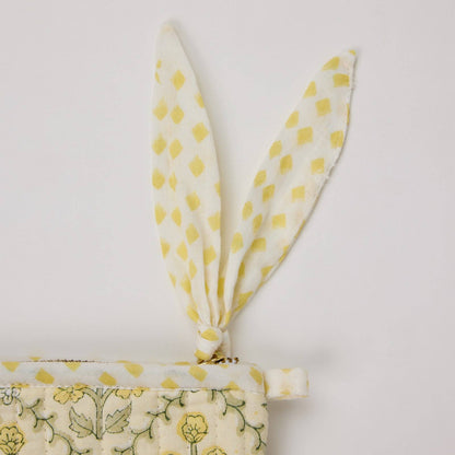 Organic Cotton ‘Buttercream’  Floral Pouch Duo