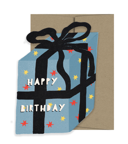 Birthday Gift Cut Out Card