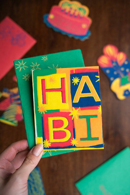 ‘HAPPY BIRTHDAY’ Concertina Card