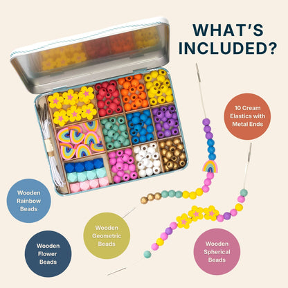 Cotton Twist Rainbow Bloom Bracelet Making Kit
