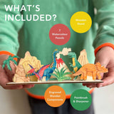 Cotton Twist Dinosaur Scene Craft Kit