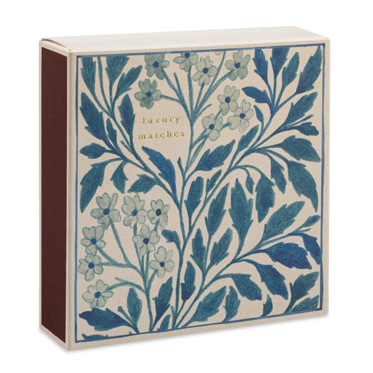 Blue Floral Safety Matches
