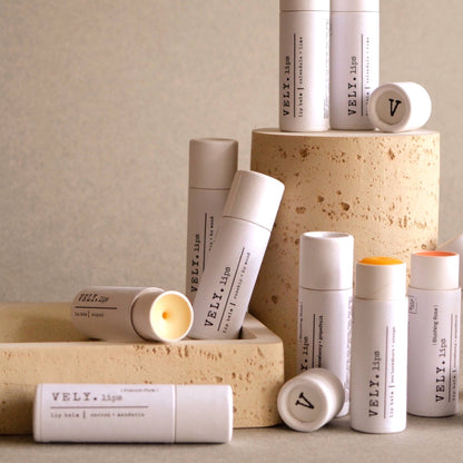 Natural Vegan Lip Balm Paper Tube