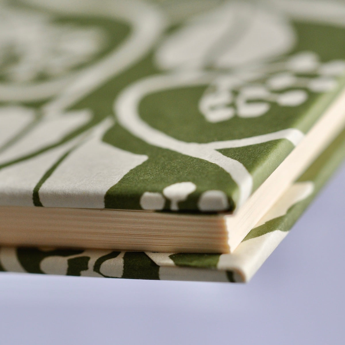 Hardback Notebook Small Ivy Stripe Sage Green (Lined)