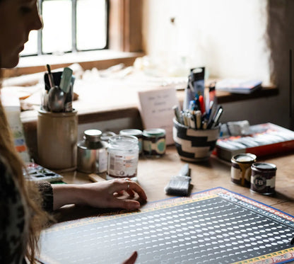 Meditate With Flowers Greeting Card